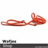 Hondenlijn Orange Stripes 6mm-1