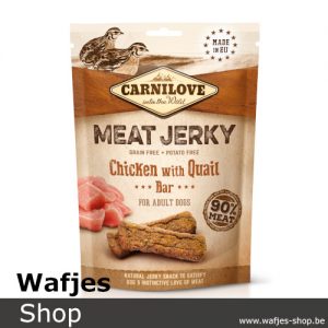 CARNILOVE - MEAT JERKY - Chicken with Quail Bar